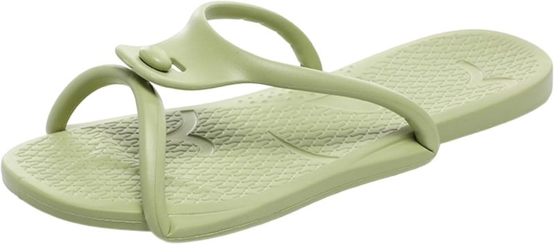Slides For Women Ladies Shoes Couple Travel Portable Bathroom Slippers Comfortable Soft Sole Foldable Slippers