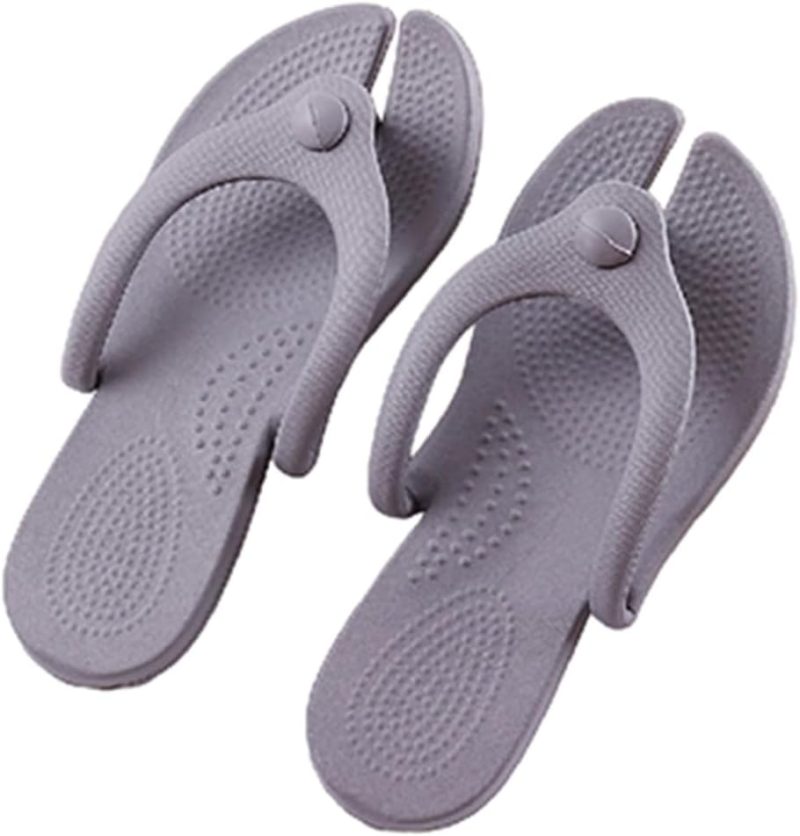 Flip-flops Foldable Travel Slippers for Women's Hotels for Business Trips,Portable Swimming Pools,Non Slip and Washable Disposable Slippers for Travel