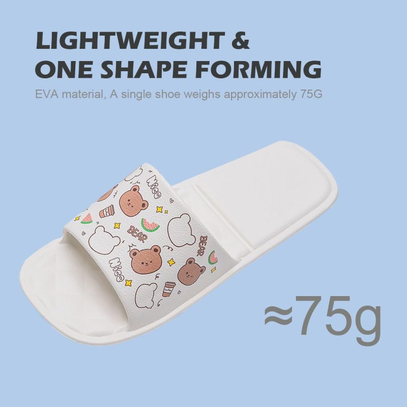 Travel Slippers for Women and Men, Portable Foldable Slippers with Storage Bag, Soft Comfy Non-Slip Quick Dry House Bathroom Shower Shoes Spa Gym Swimming Beach Sandals - Image 2