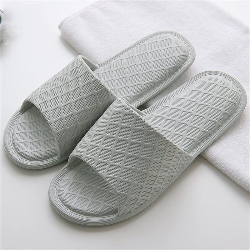 Four Seasons Sandals and Slippers Men's Indoor -light Portable Foldable Travel Home Bathroom Bath Sandals