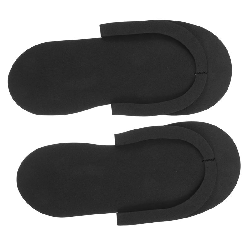 12pairs Folding Slippers for Travel Quick Drying Sandals for Hotel Spa and Beach Use Portable and Convenient Footwear for Men and Women