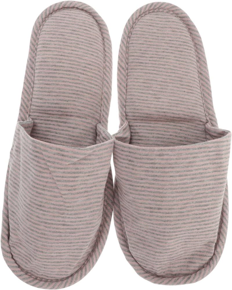 1Pair Portable Folding Travel Slippers for Men Women Lightweight Cotton Slippers for Home Hotel Spa Outdoor Use Travel Companion Fits All