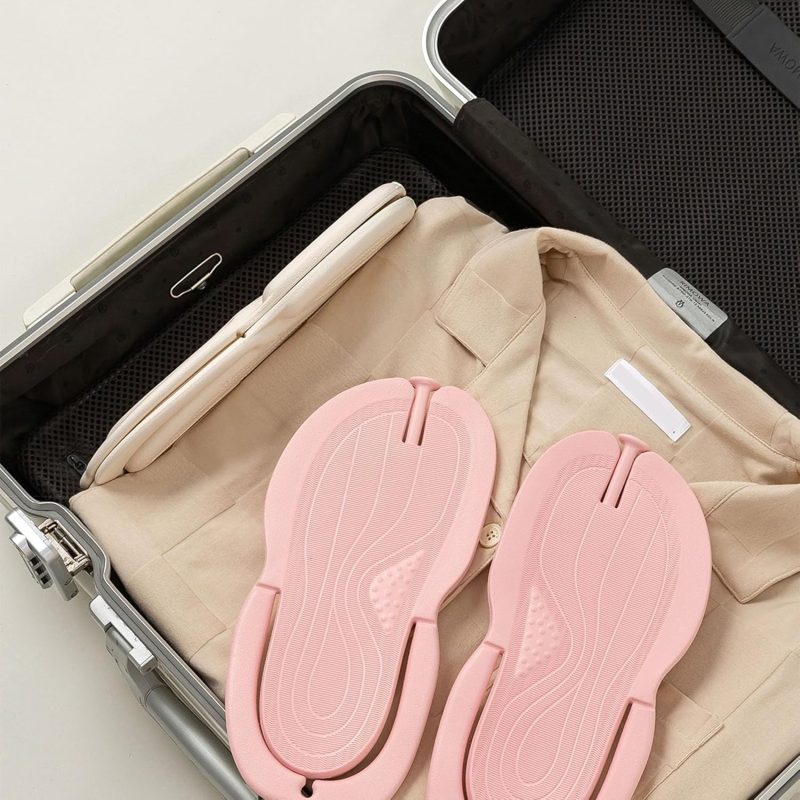 foldable travel slippers,shower slippers,foldable slippers,Beach Sandals,Beach Sandals,Shower Shoes Travel Slippers for Women Men - Image 2